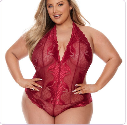 Scarlet Lace Bodysuit